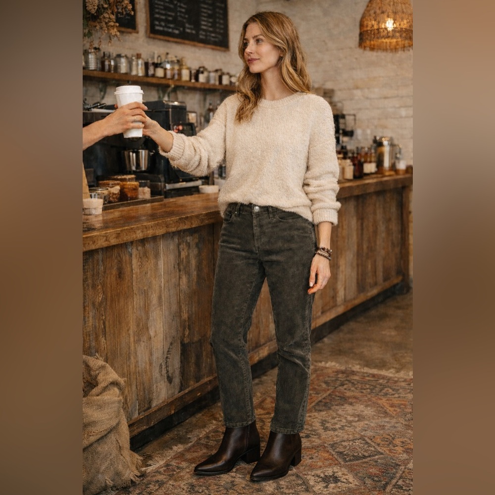 Cape Juby Neutral‎ Btown  Corduroy Pants Women's 27x28 Straight Leg